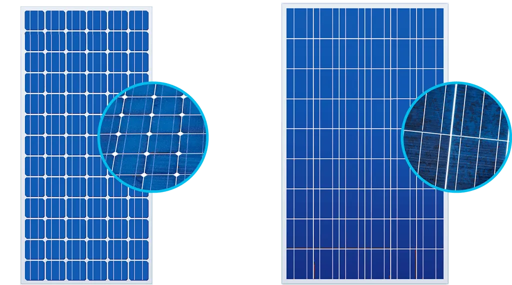 mono vs poly panels