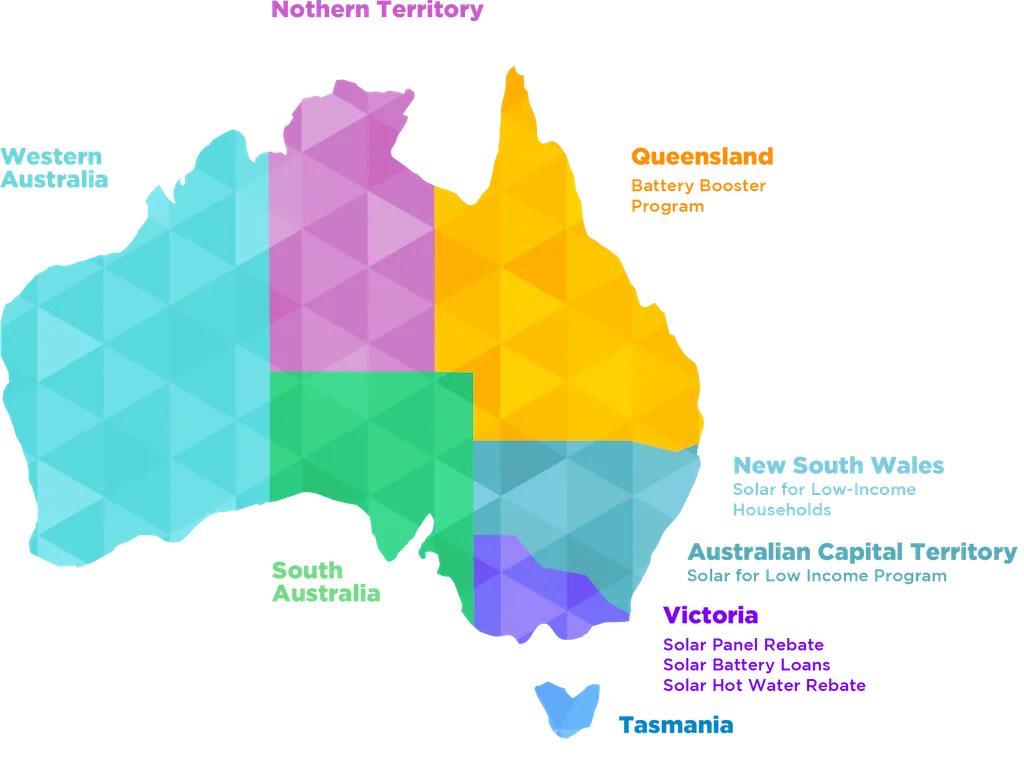 Australian state solar rebate guide