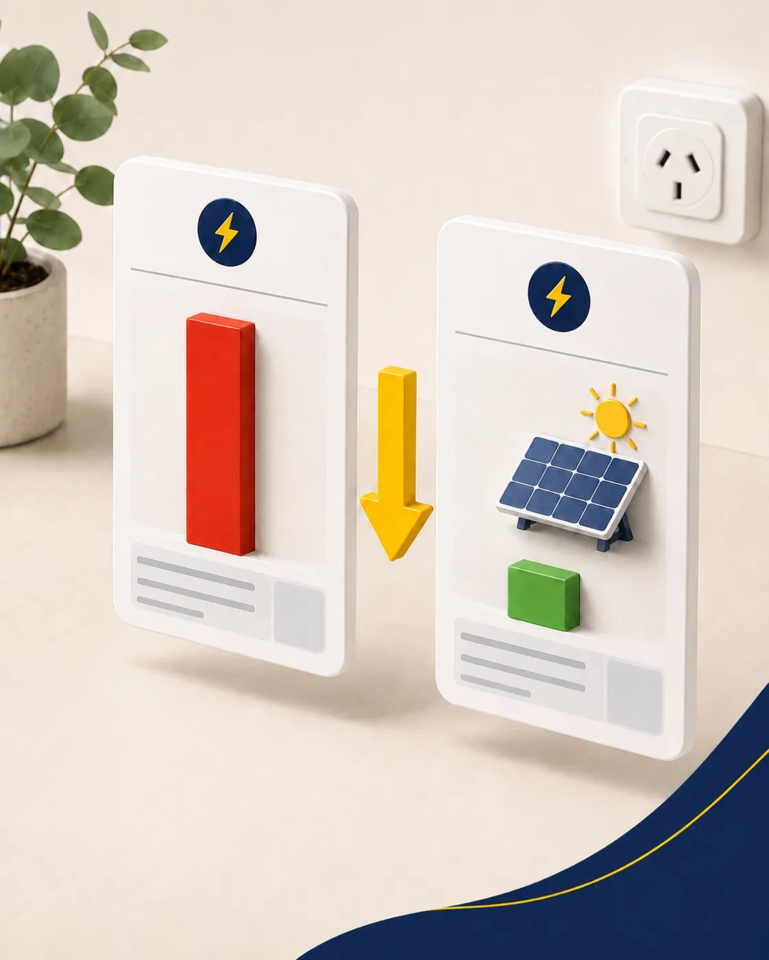 Solar bill savings comparison