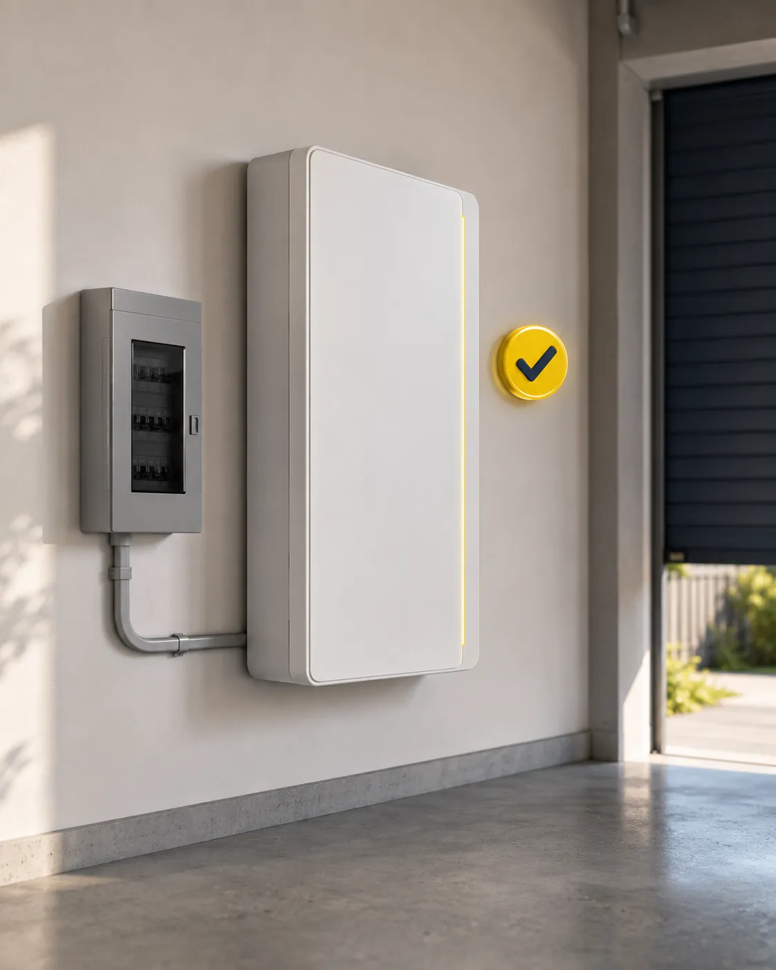 Solar battery program illustration