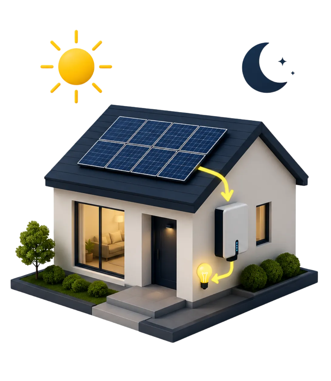 Solar battery icon