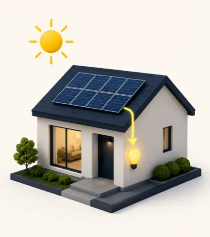 Solar-only system icon