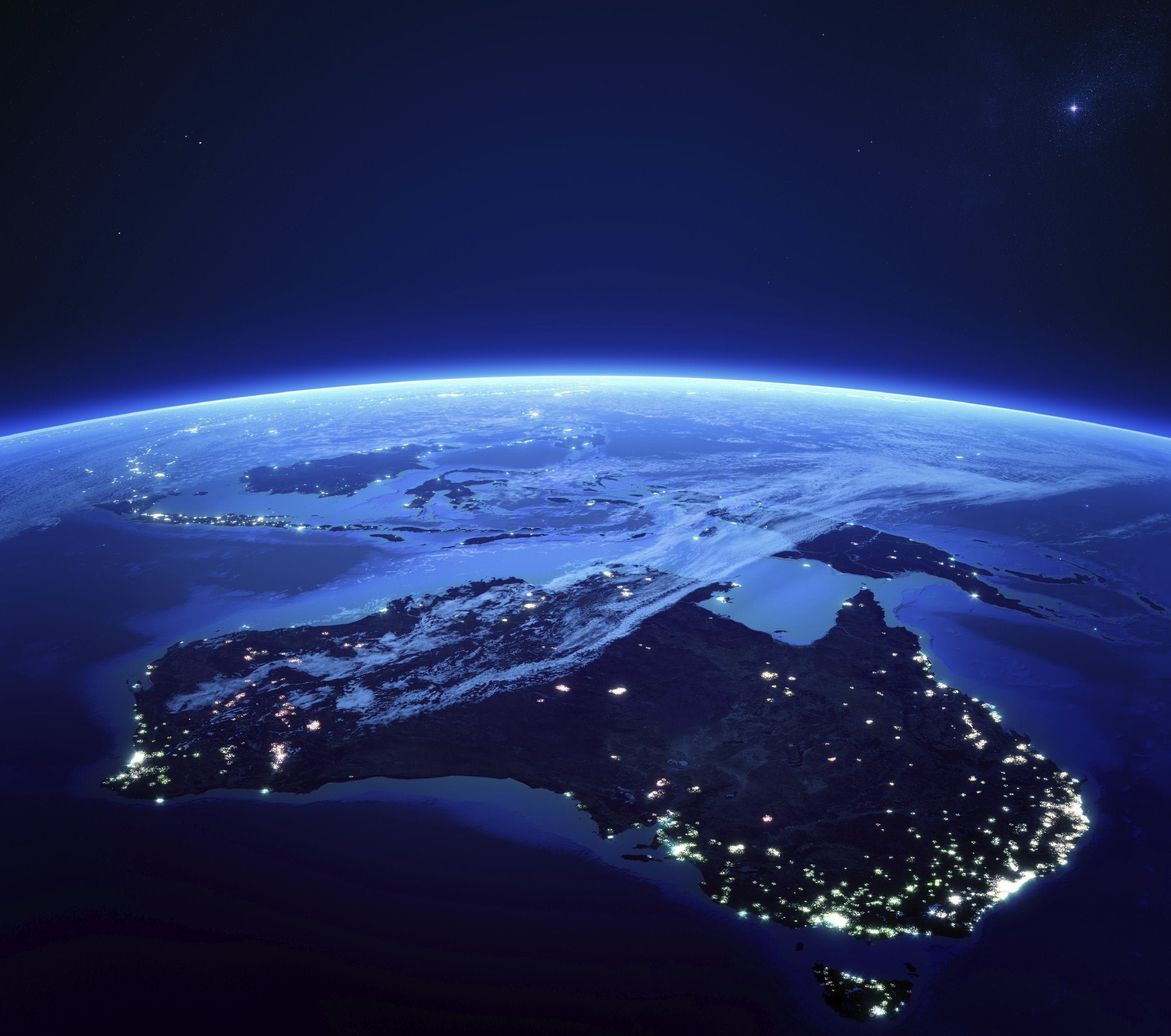 Australia from space